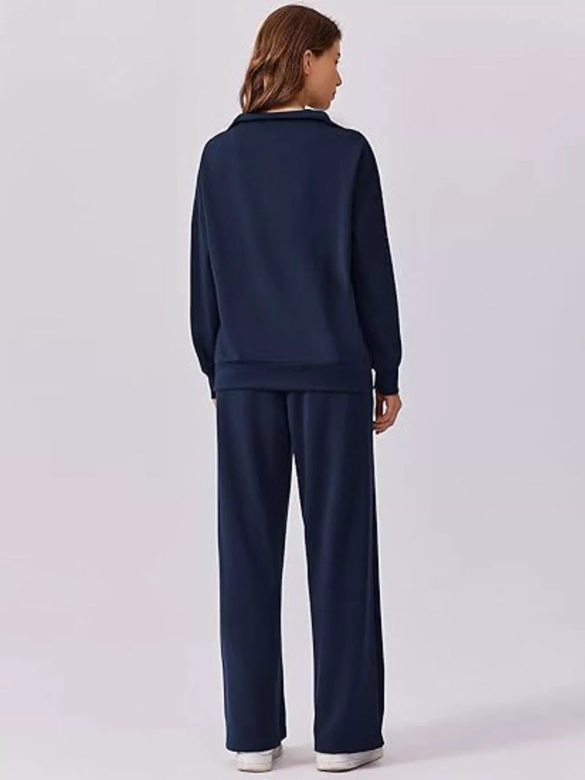 Quarter Zip Top and Pants Set, view 17