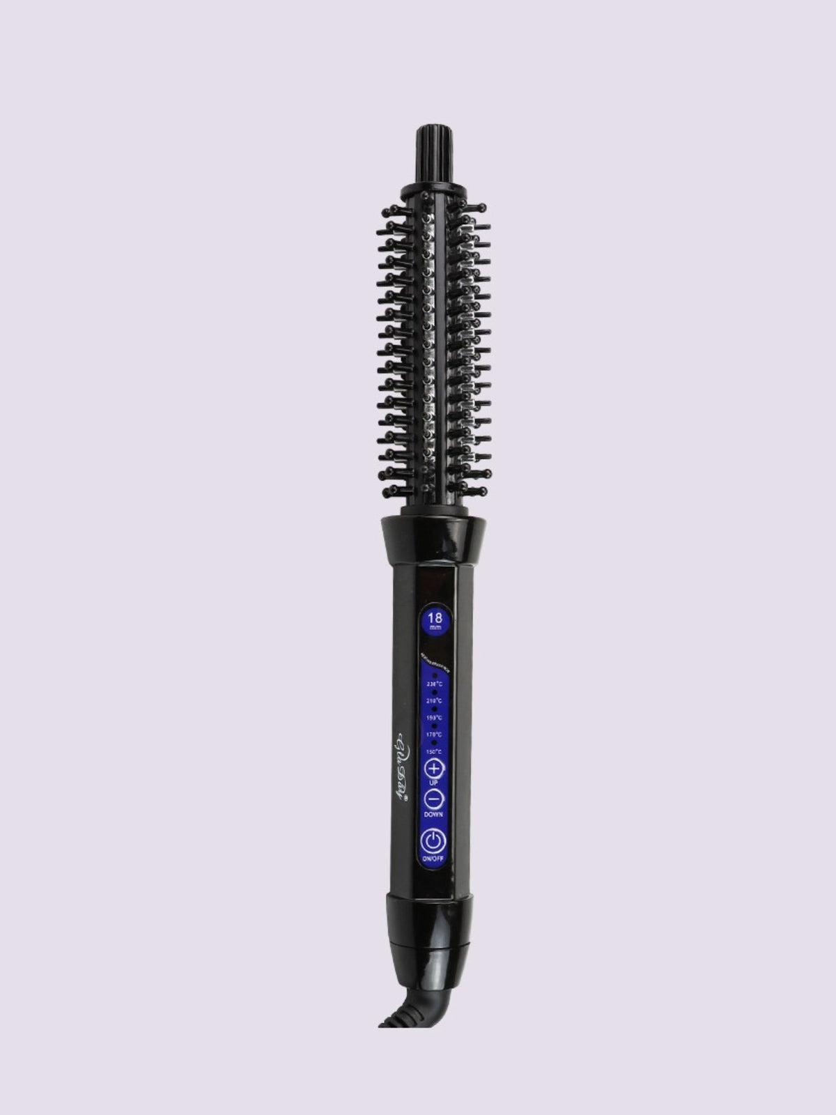 Curling iron barrel close up