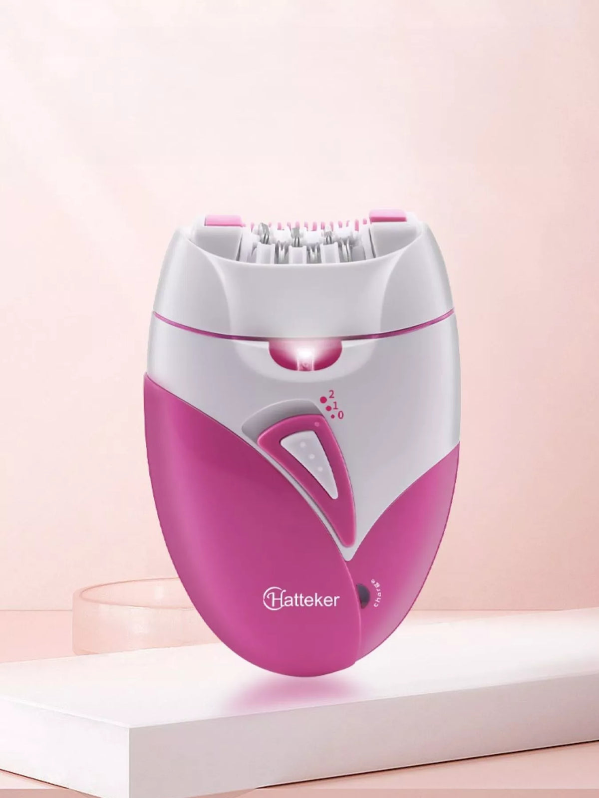 Rose rechargeable electric epilator front view
