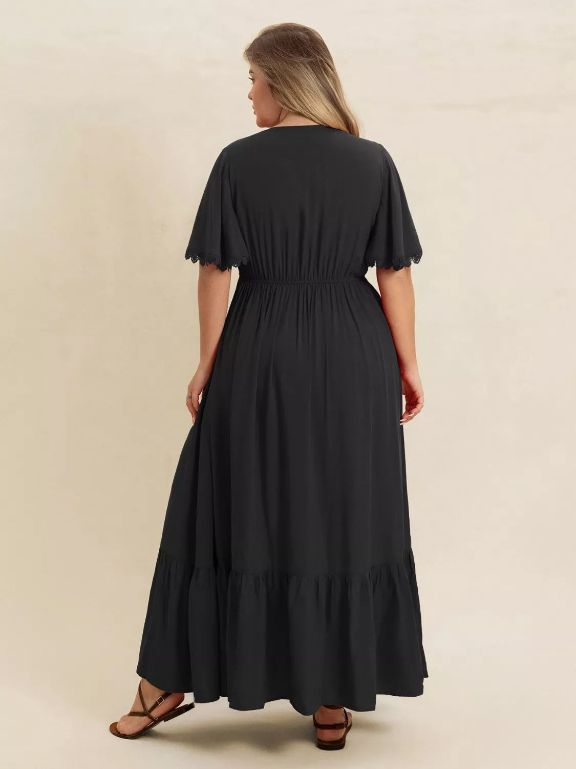 Boho dress back view