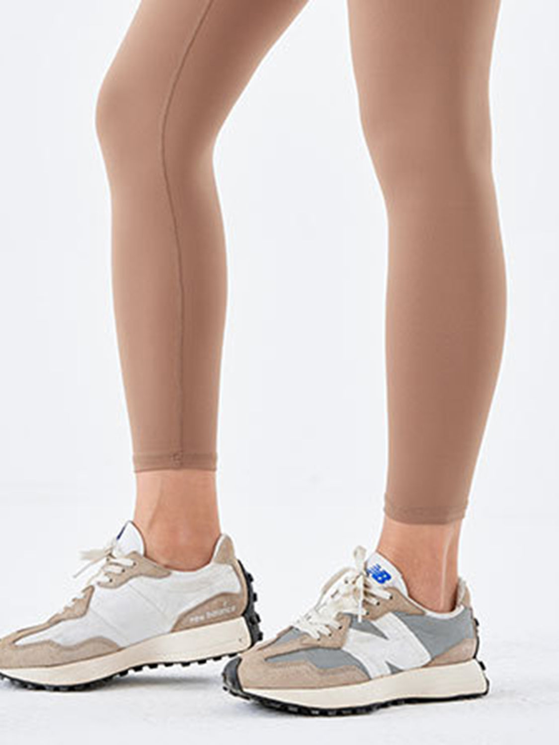 Wide waistband leggings back view