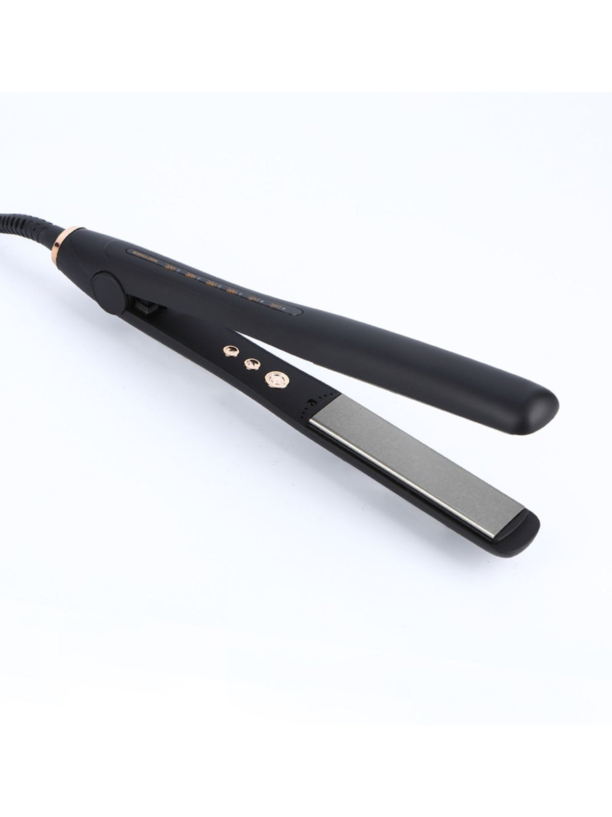 Straightener plates closed together