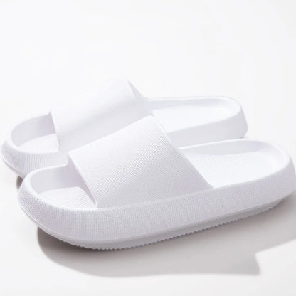 Open Toe Platform Slippers - Fashorio