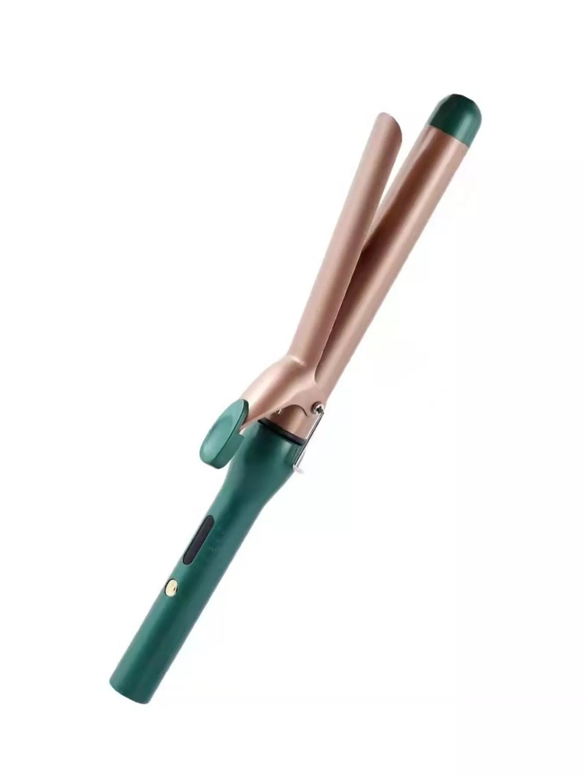 Dark green adjustable temperature curling iron wand
