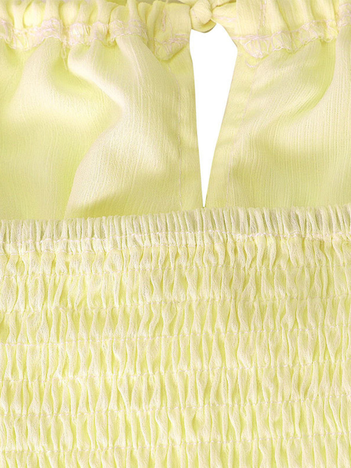 Smocked Tie Front Cami and Skirt Set, view 9