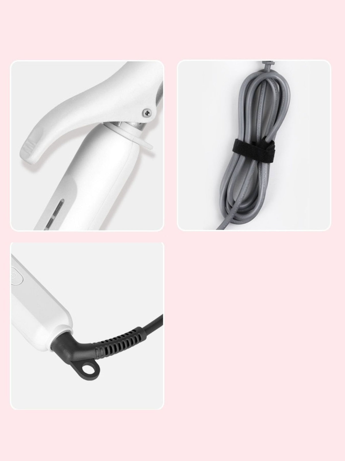 Curling iron anti scald tip