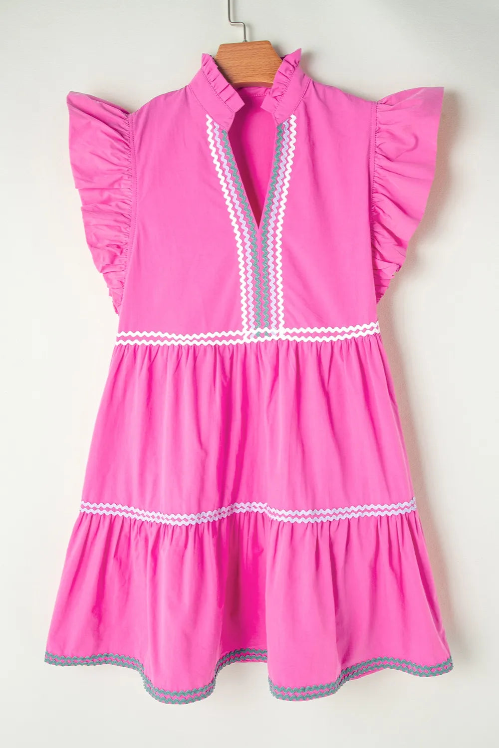 Ruffled mini dress additional colorway view
