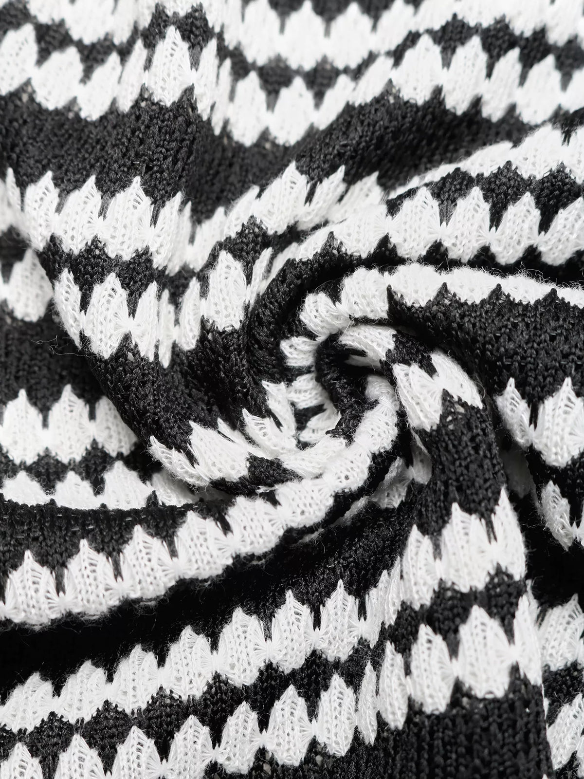 Striped Sleeveless Bodycon Knit Maxi Dress, close up detail