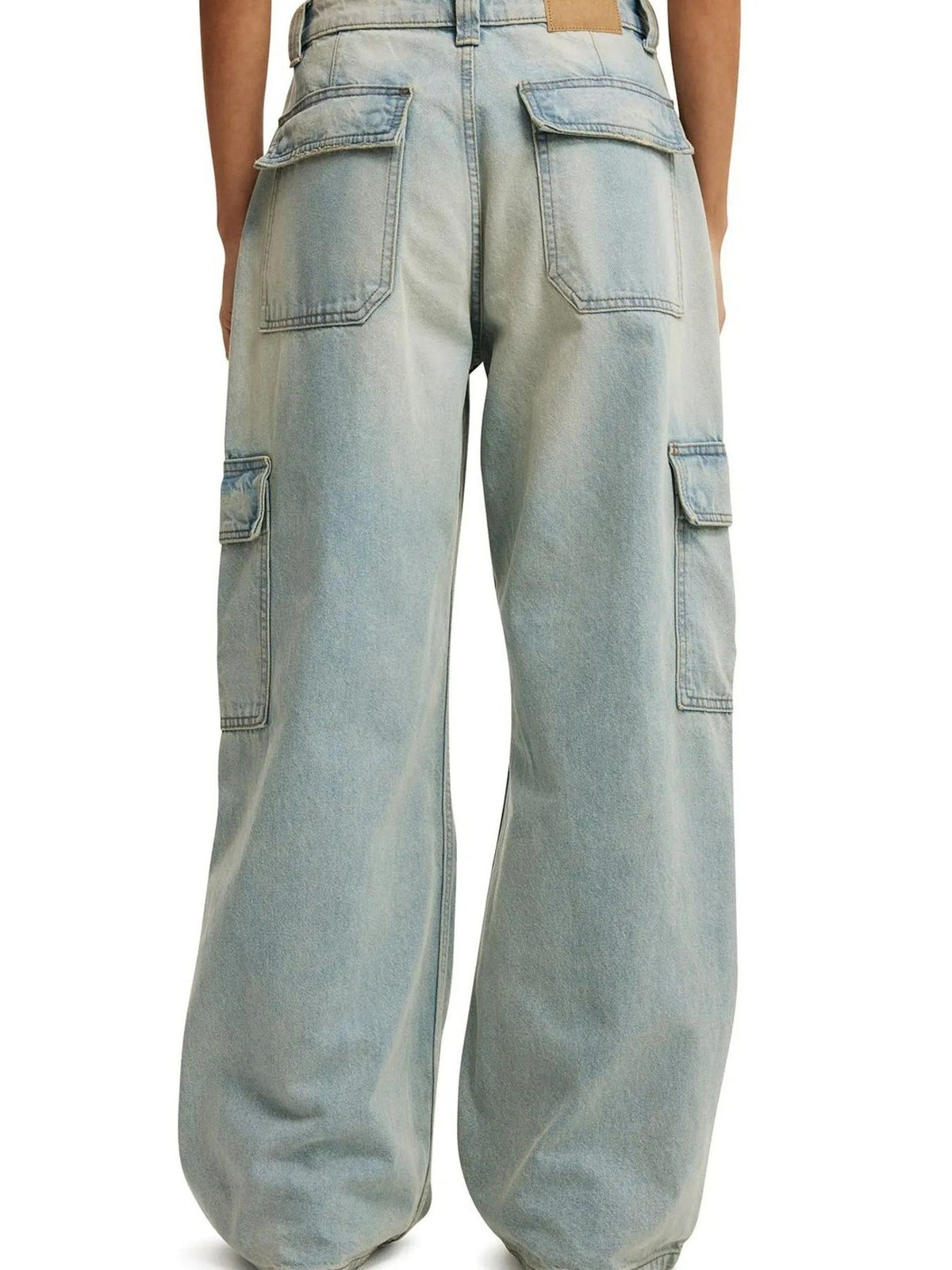 Wide Leg Cargo Jeans, view 11