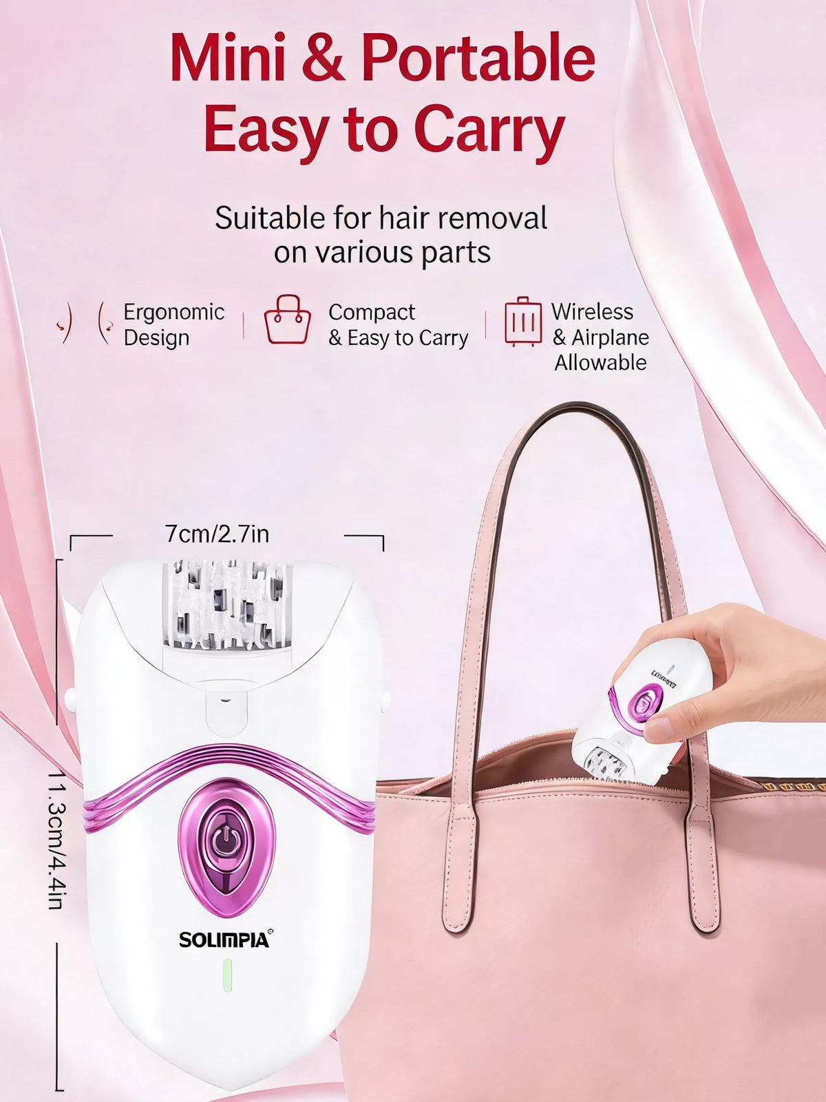 Epilator head close up detail