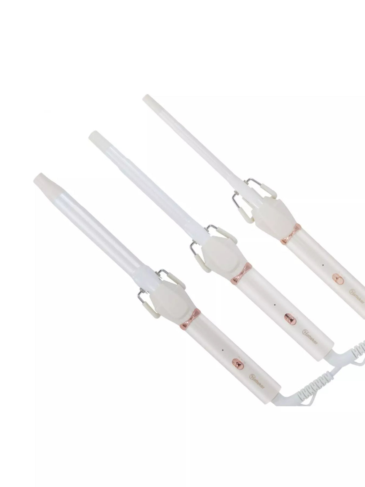 Curling iron 19mm barrel on white background