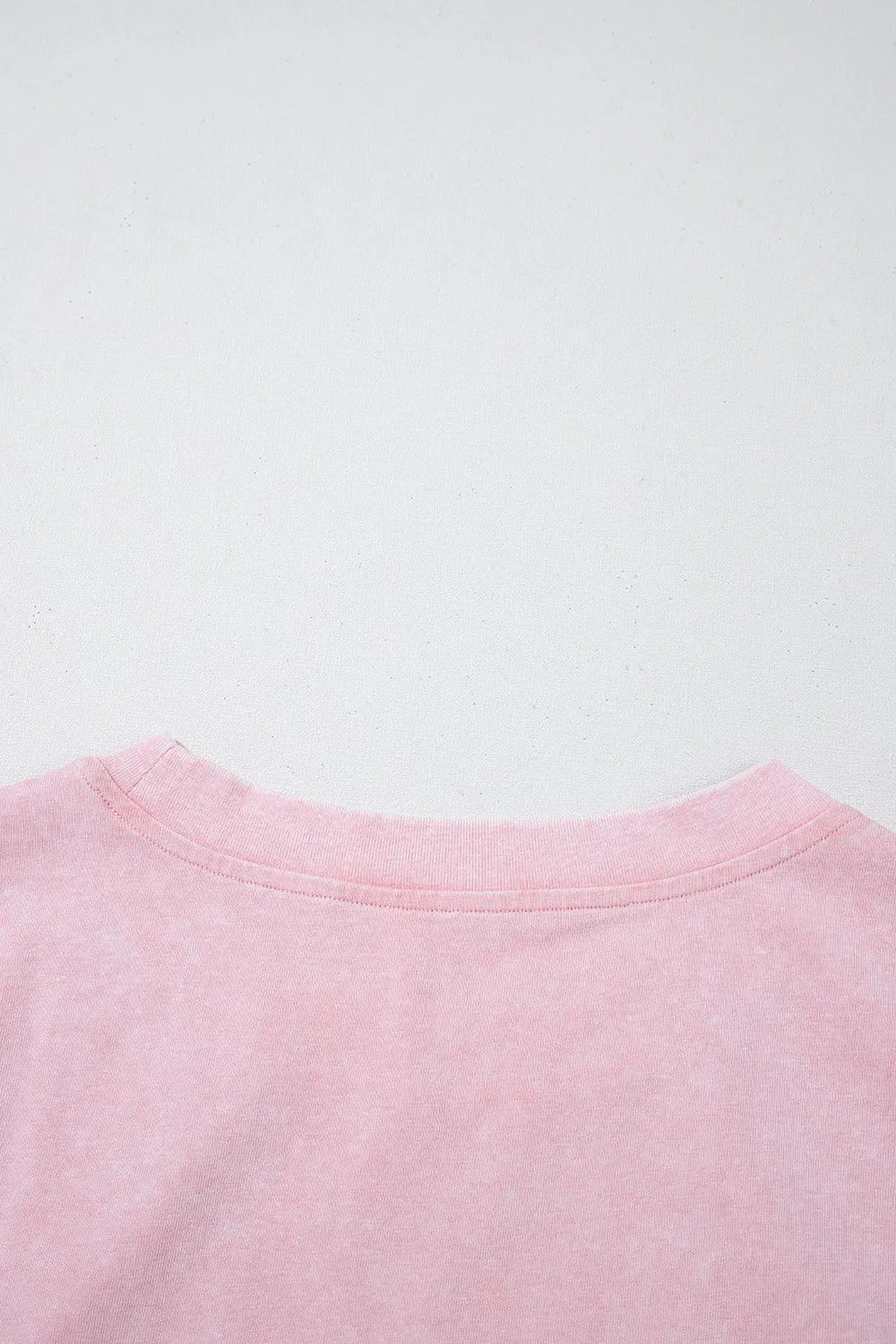 Mineral Wash Cotton Tank and Slit Skort Set in Blush Pink, view 9