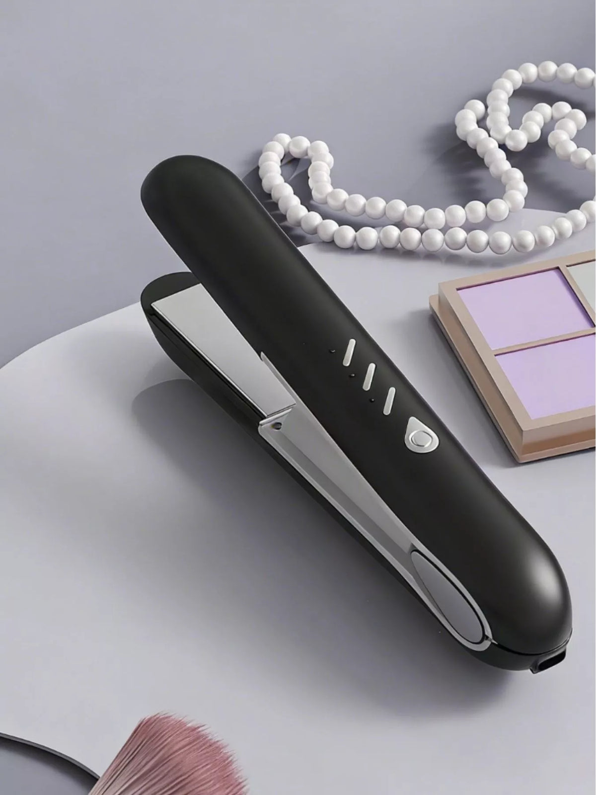 Straightener shown in light blue color