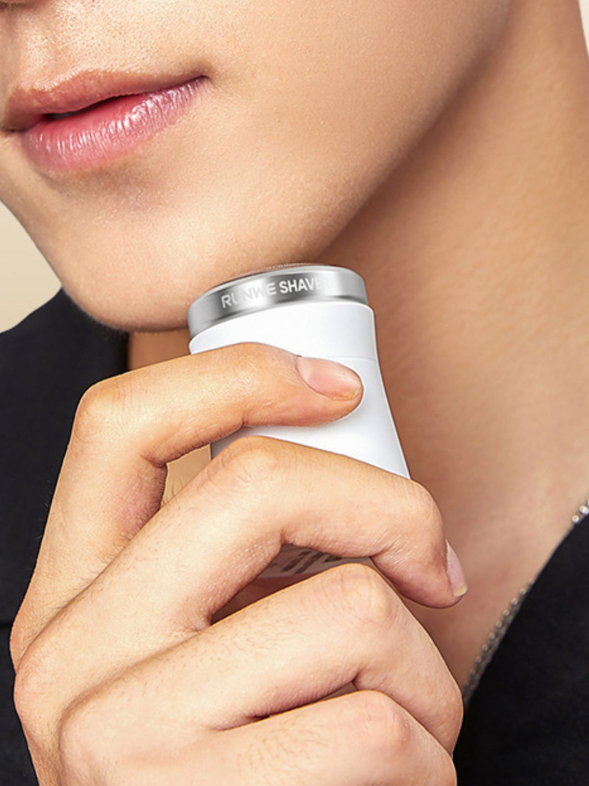Epilator side profile view