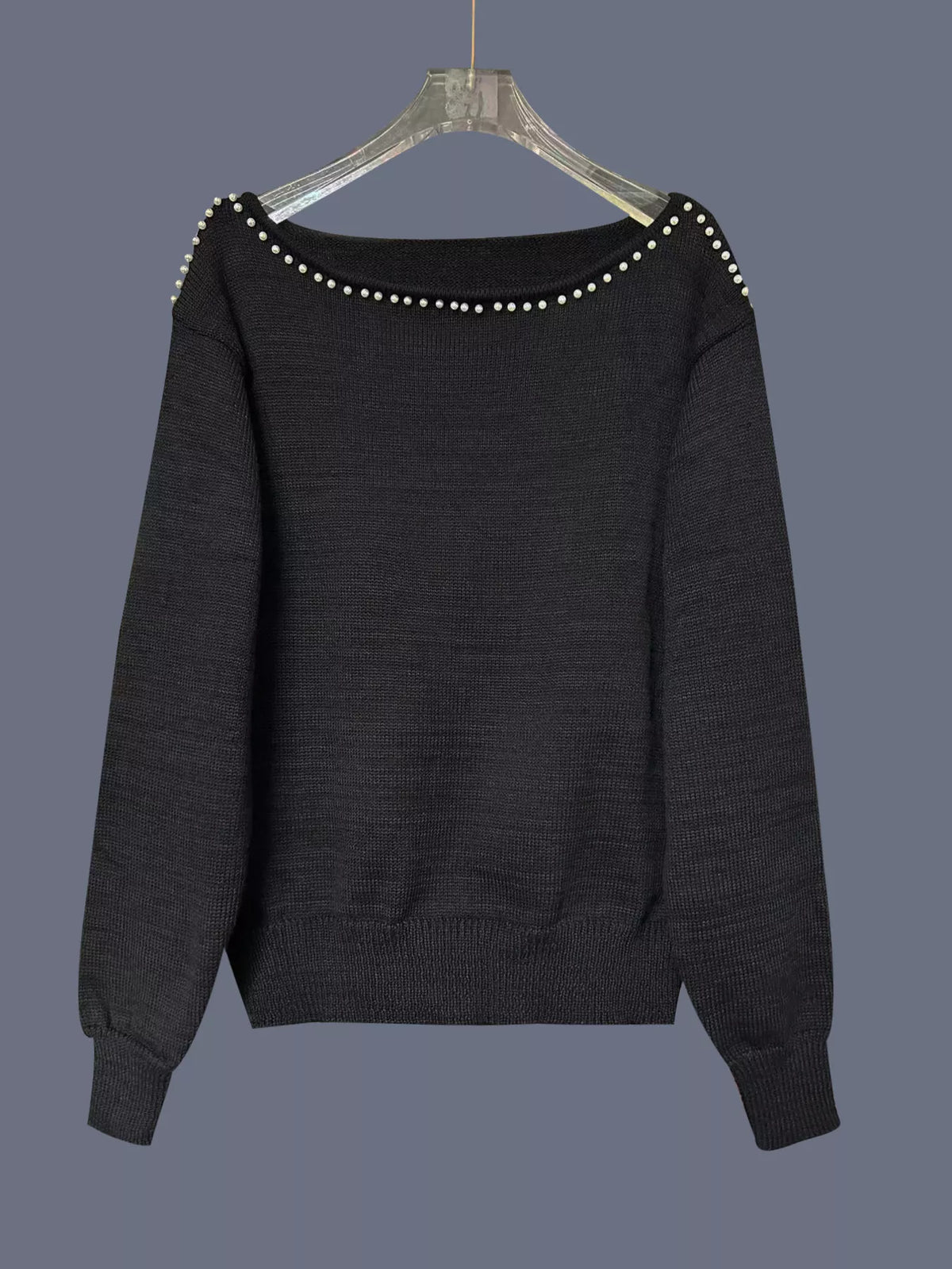 Womens studded single shoulder top full look