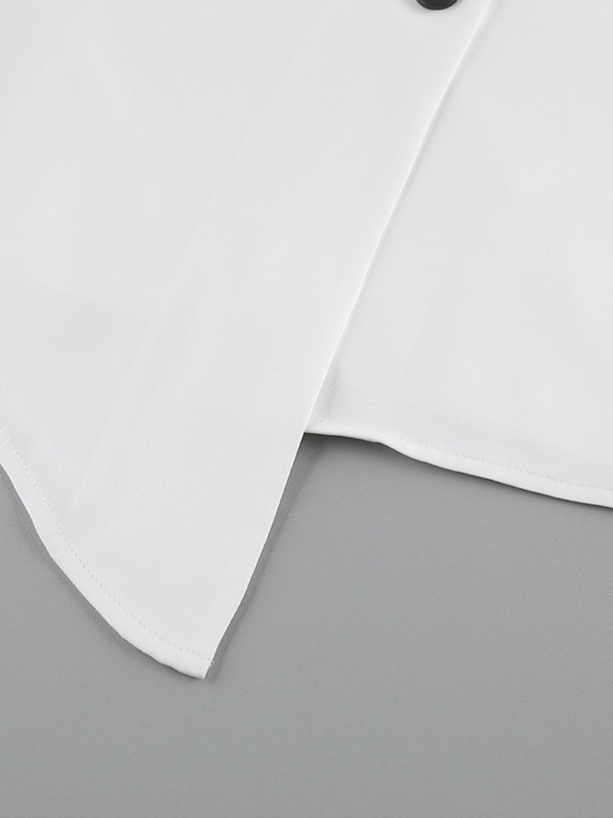 White short sleeve top and skirt set full look