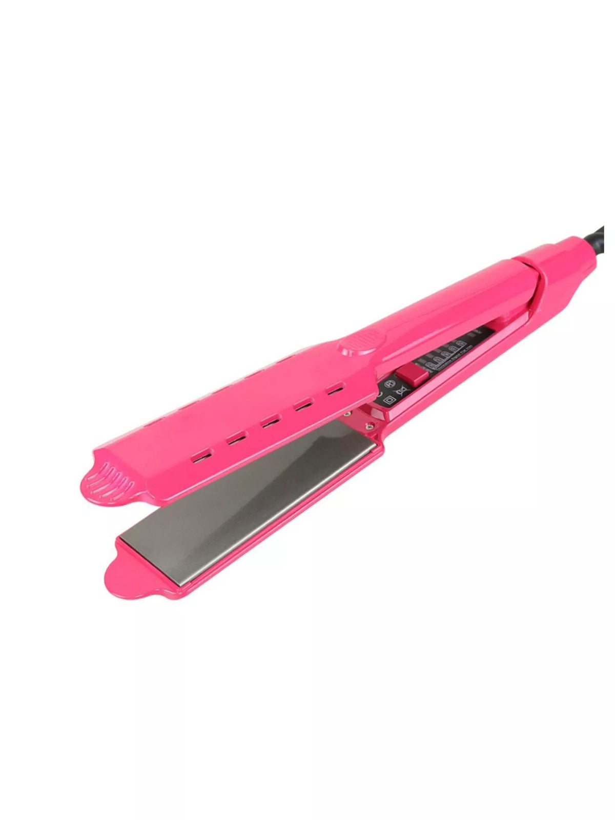 Straightener plates open view