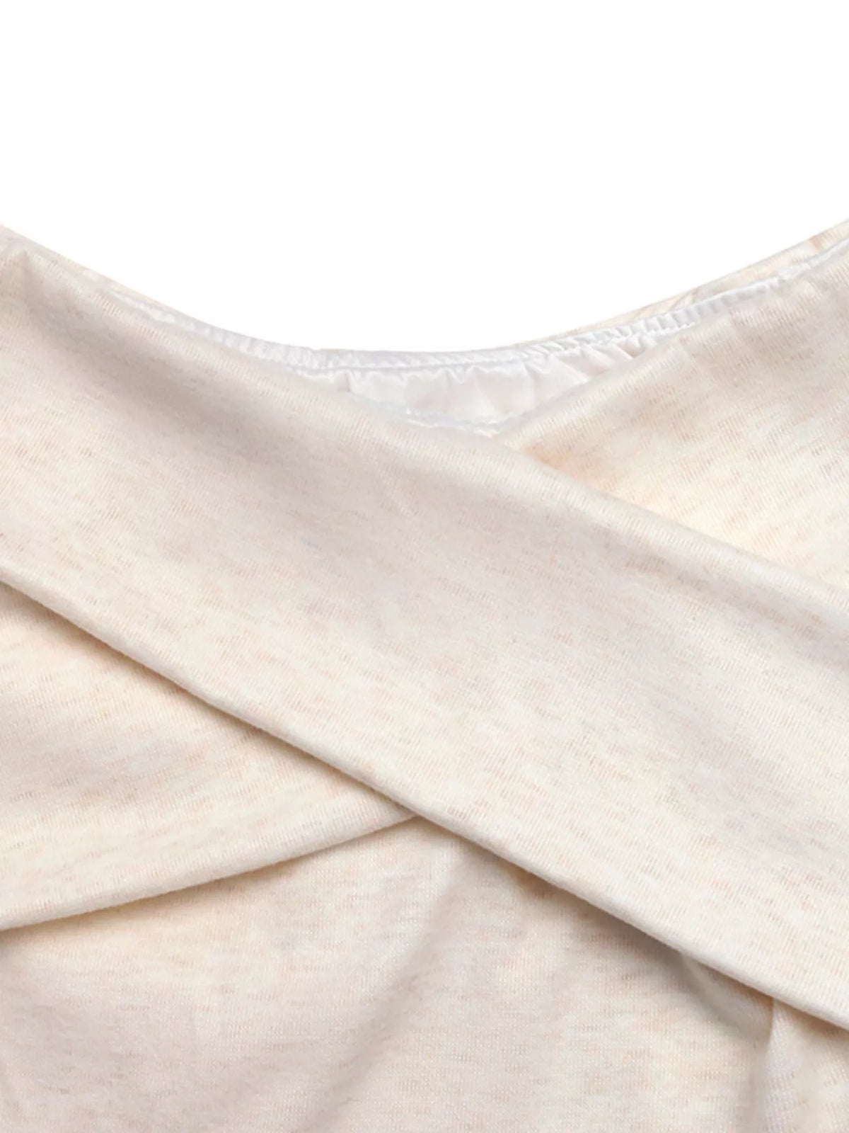 Womens apricot going out top standing view