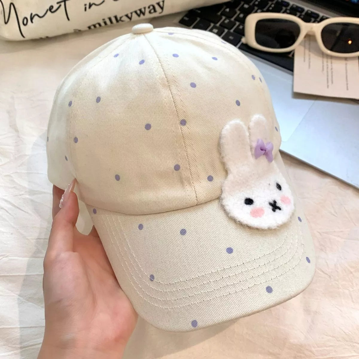 Bunny cap shown in a neutral colourway