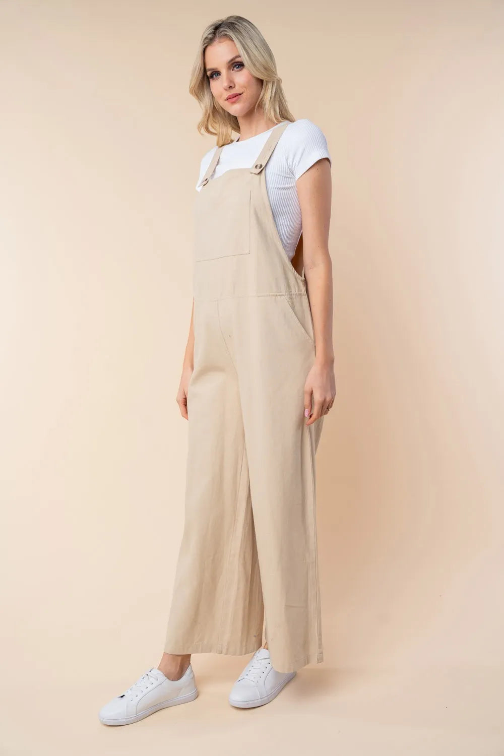 Sleeveless Wide Leg Jumpsuit side view