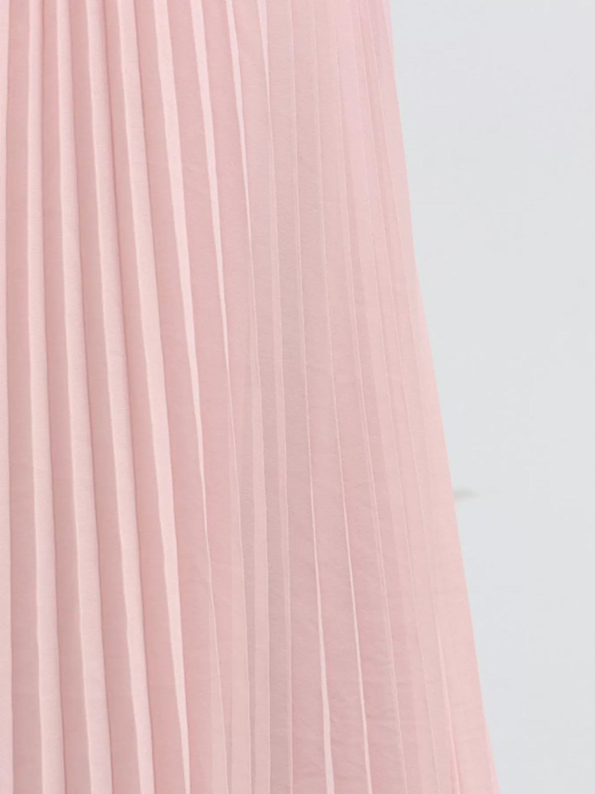 Frill Lapel Collar Top and Pleated Skirt Set, view 23