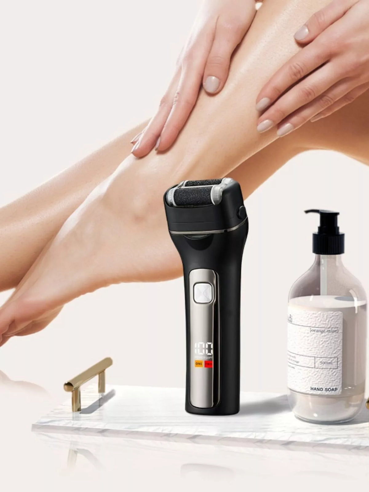 Electric hair remover charging port