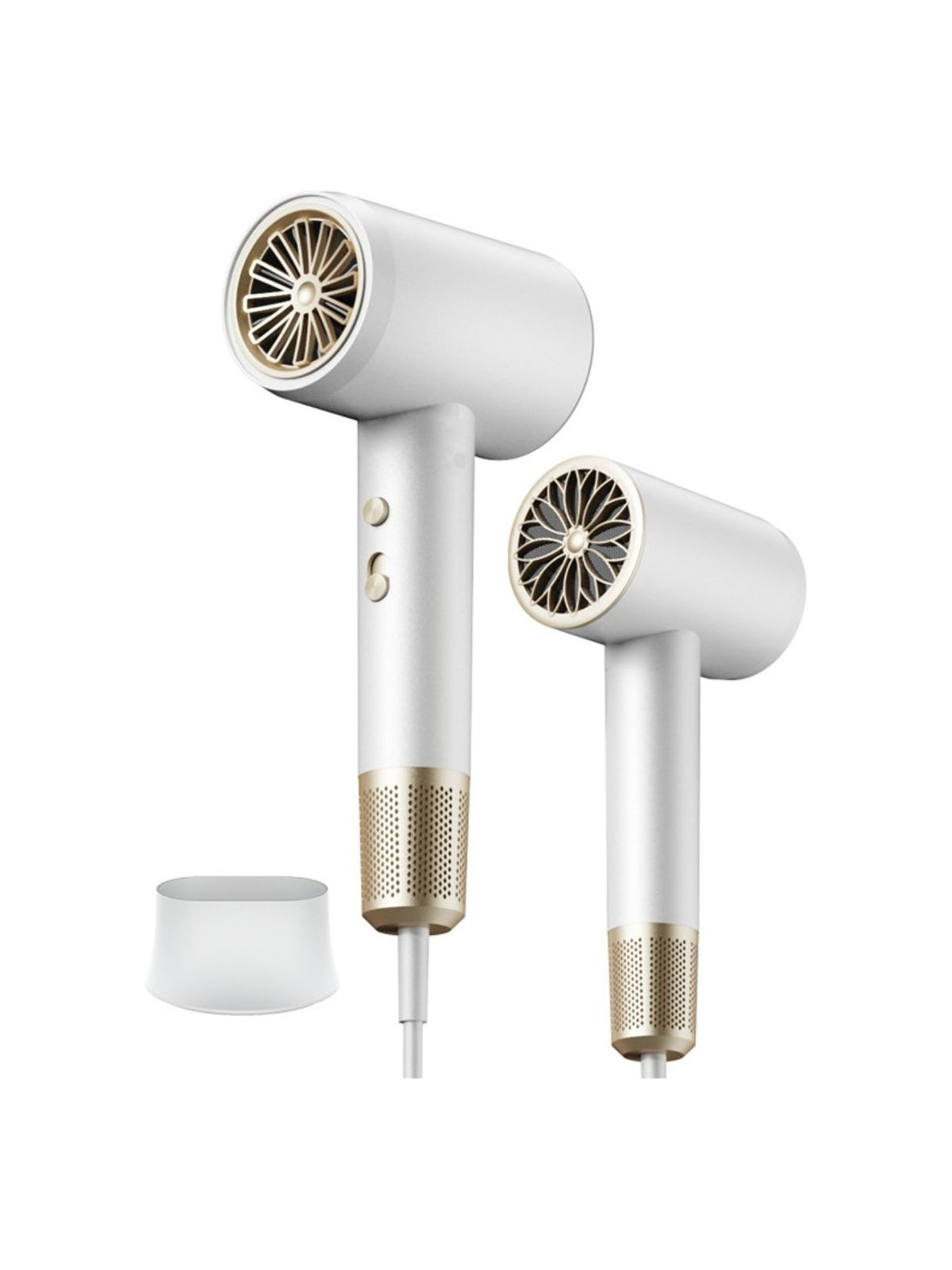 Hair dryer control switch settings