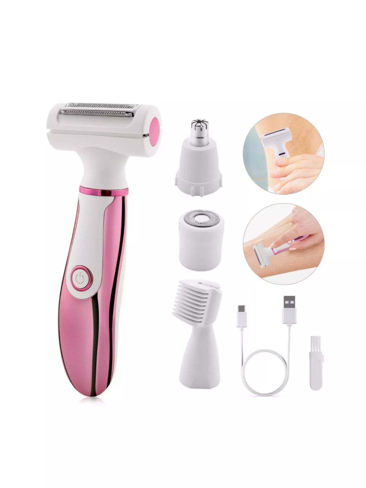 Epilator with interchangeable heads