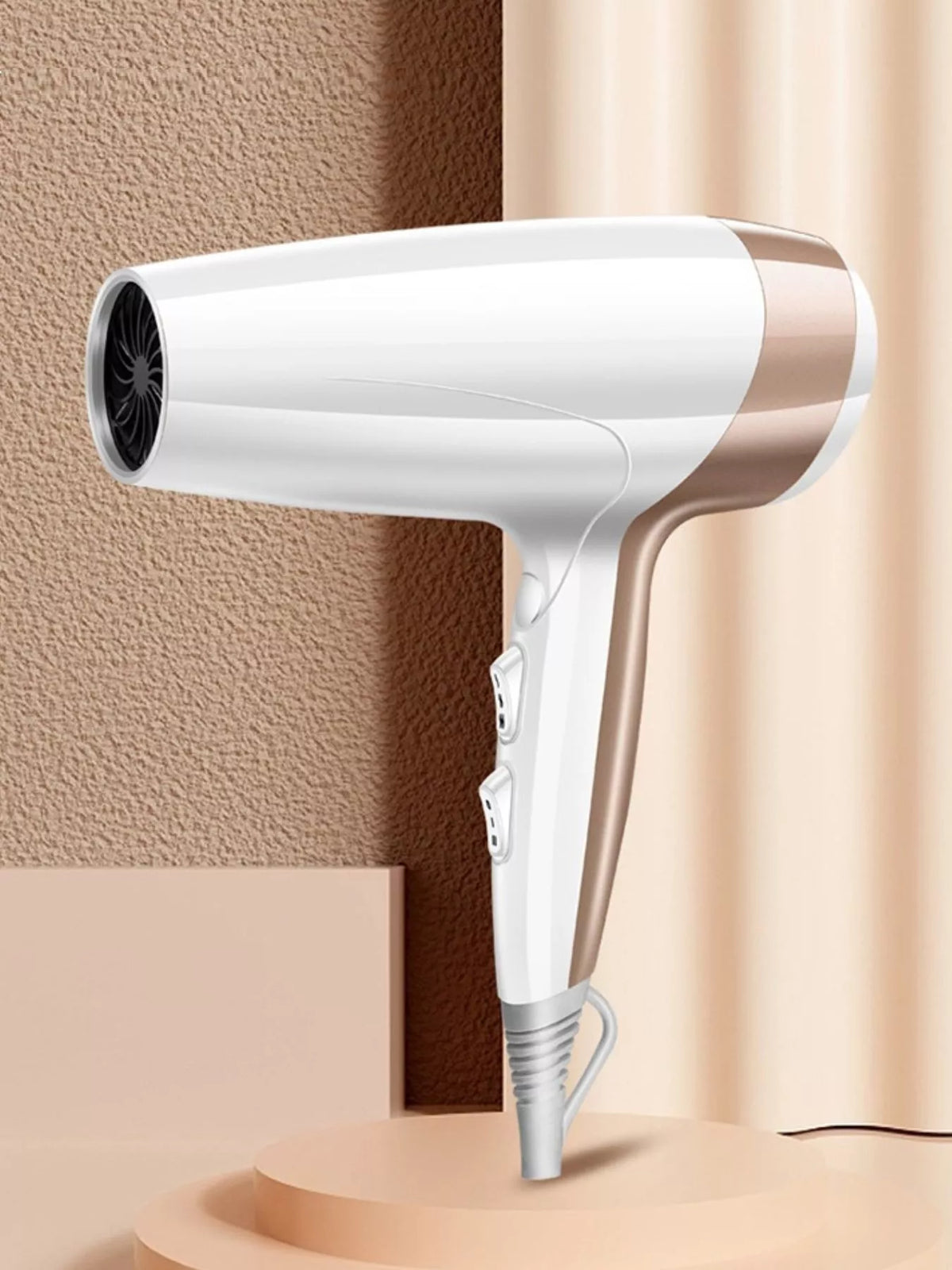 Hair dryer nozzle attachment
