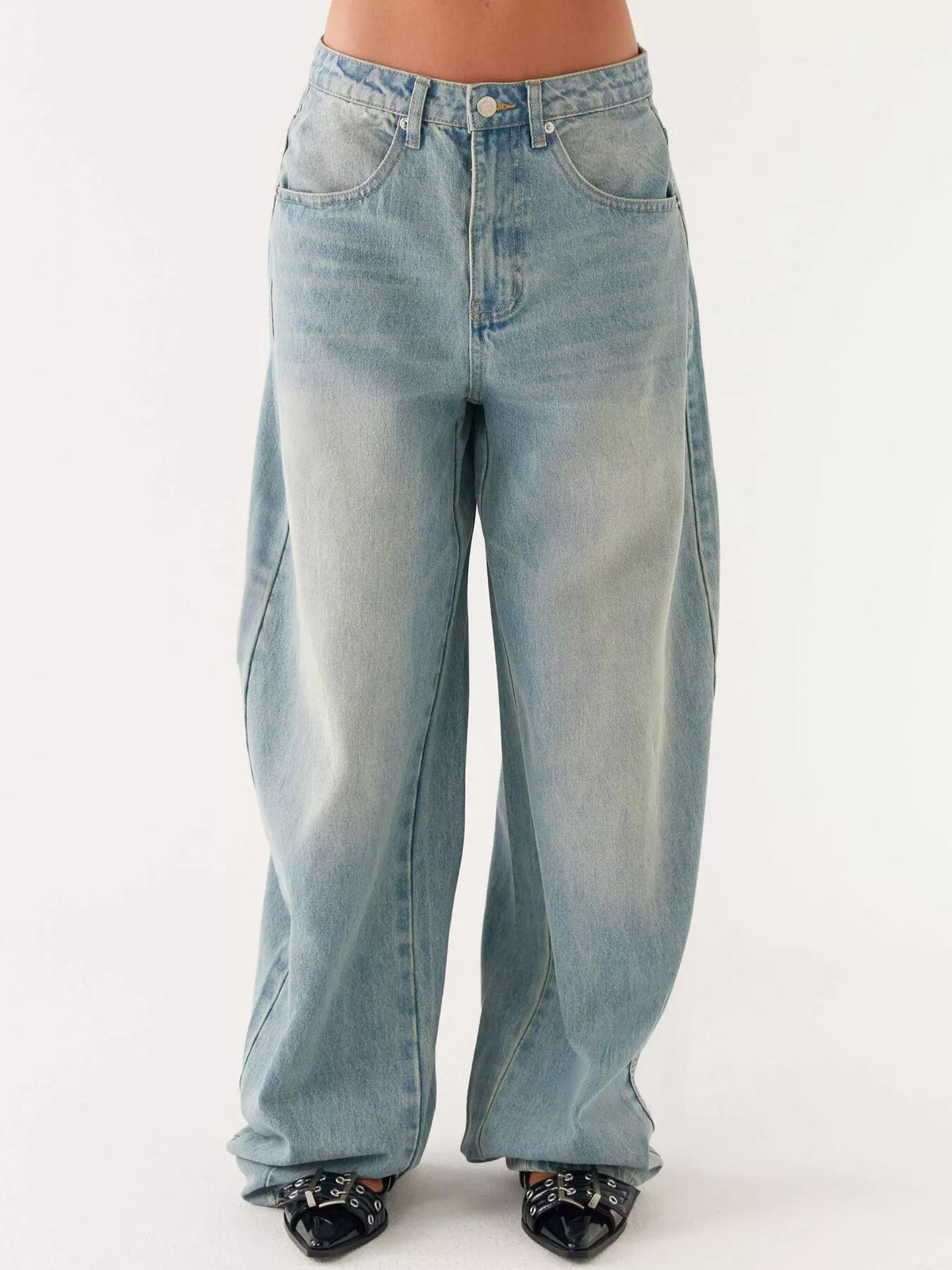 Womens double denim coordinated set