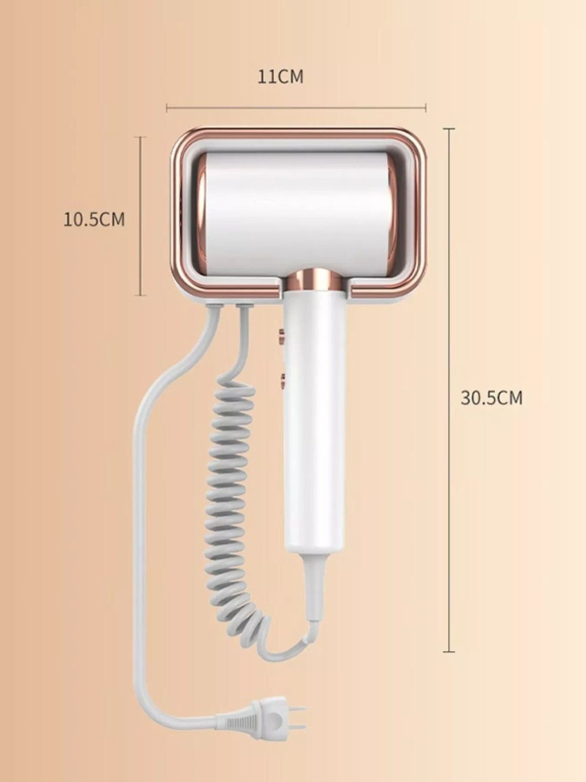 Hair dryer control switch close up