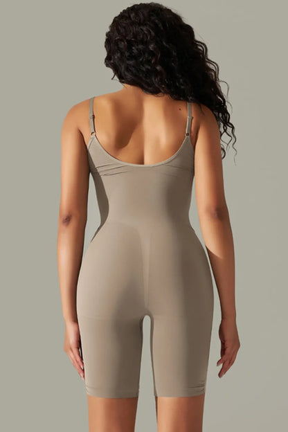 Spaghetti Strap Active Romper - Fashorio