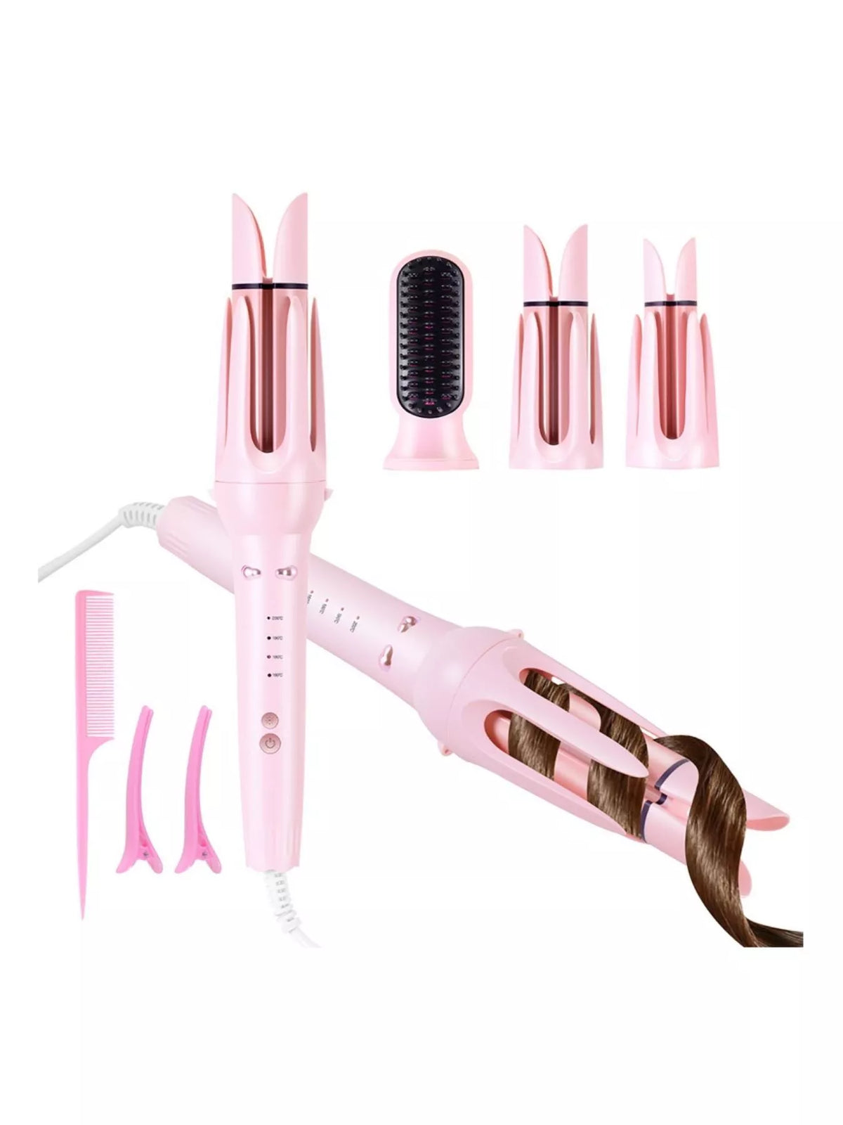 Automatic curler styling bouncy curls