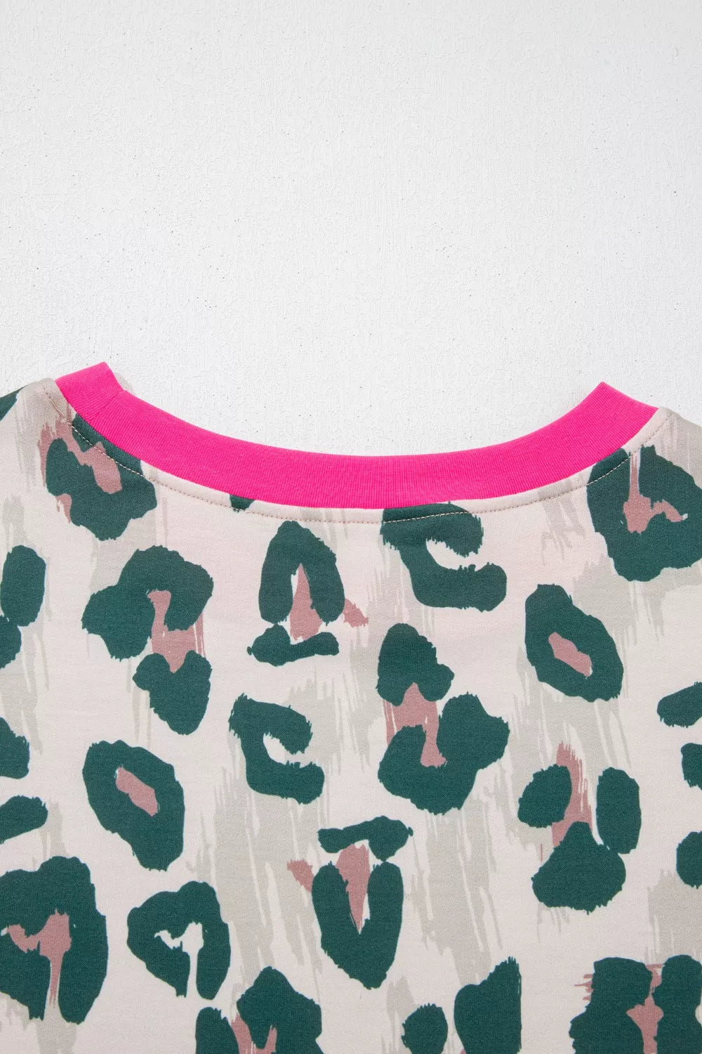Leopard print two piece shorts set styled look