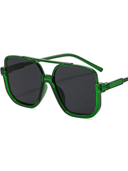 Oversized Square Frame Fashion Sunglasses styleB One Size - Fashorio