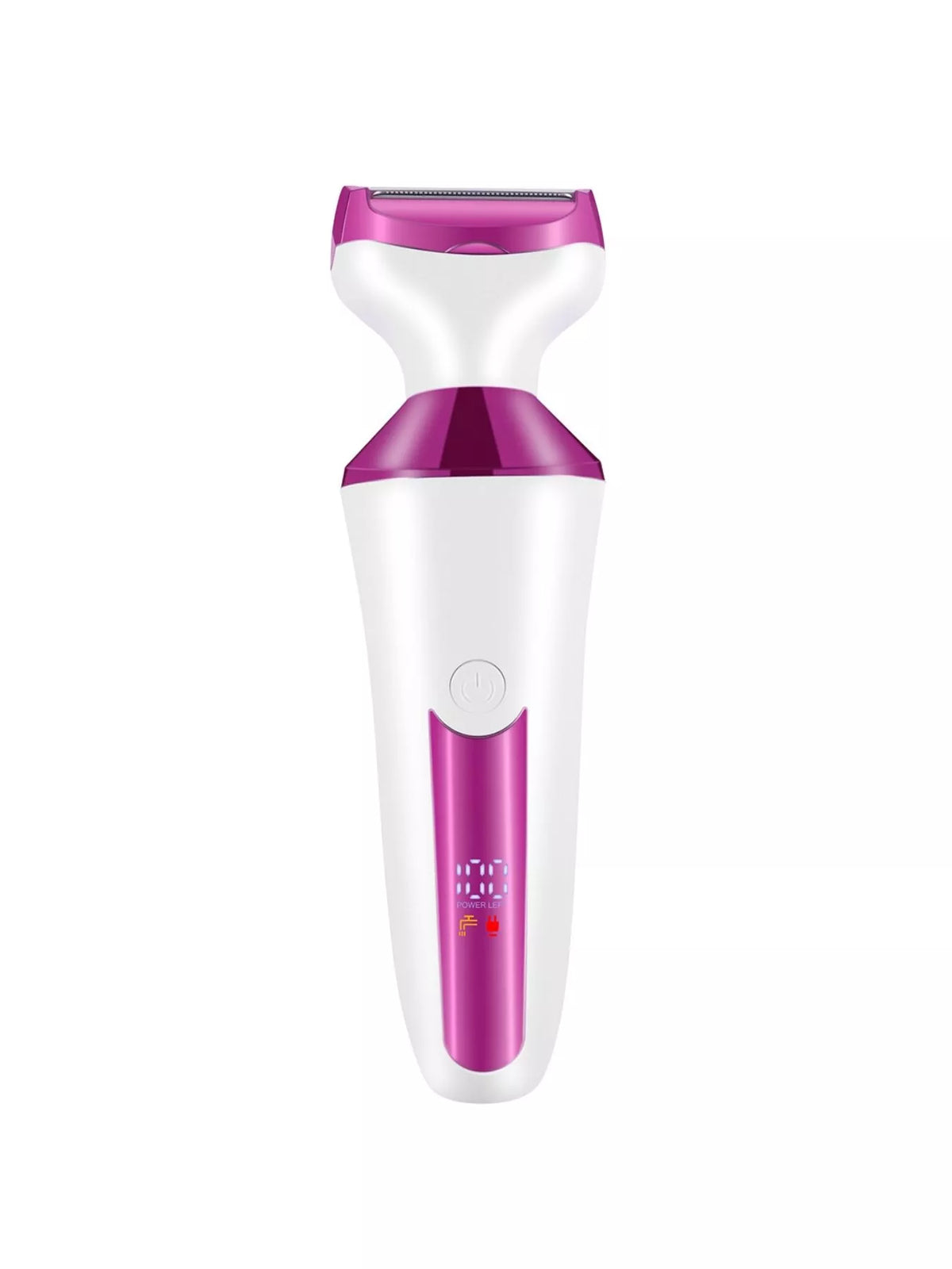 Rose red multipurpose electric epilator front view