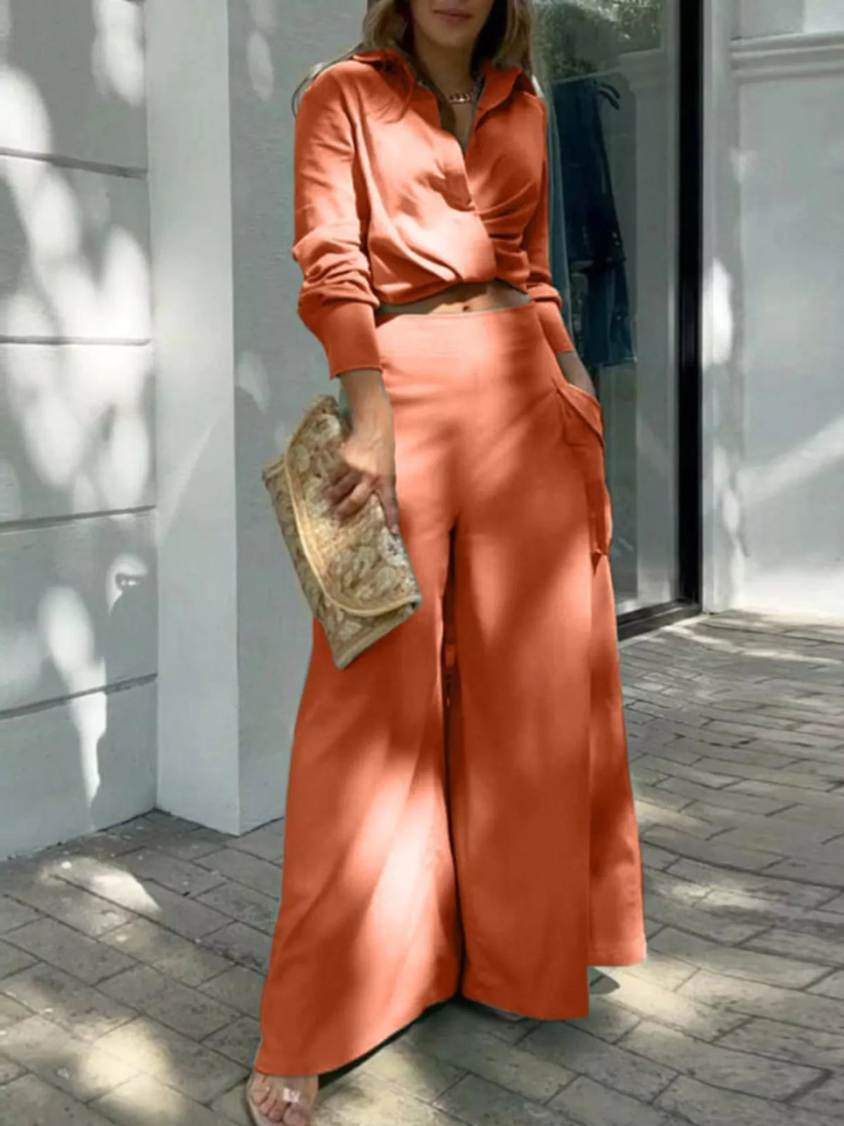 Shirt and pants set alternate color