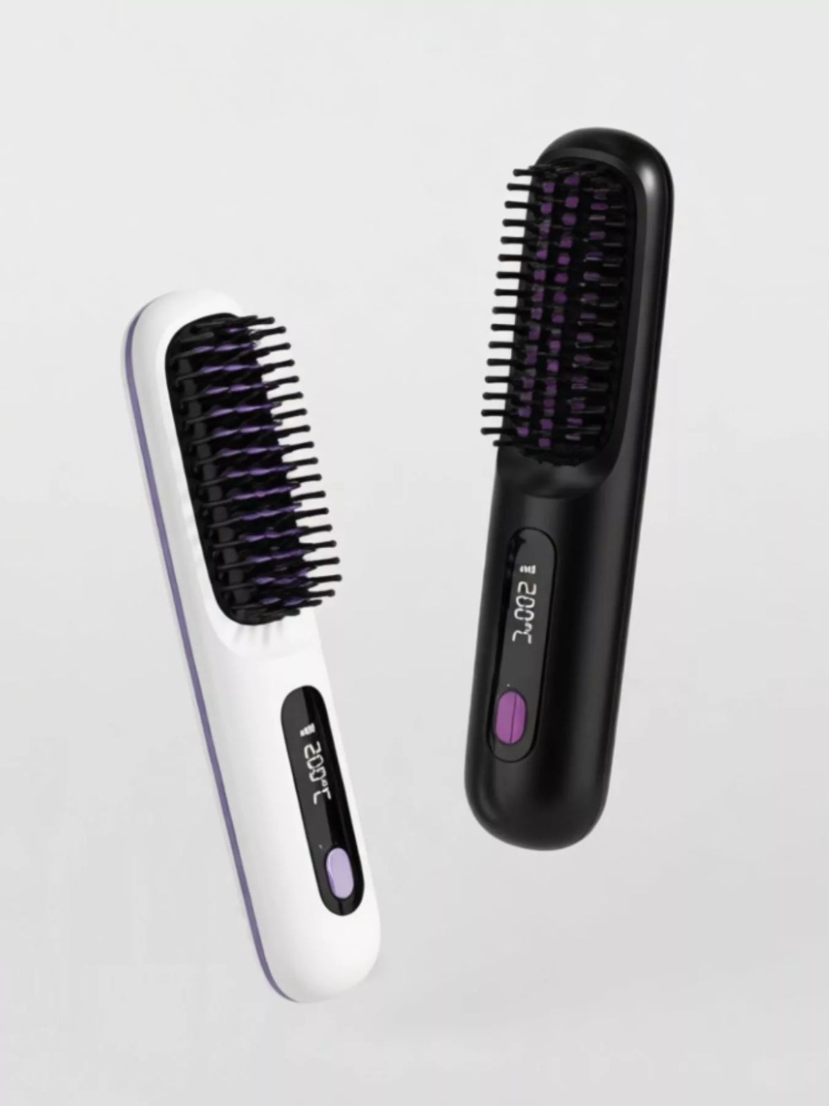 Straightening comb white color view