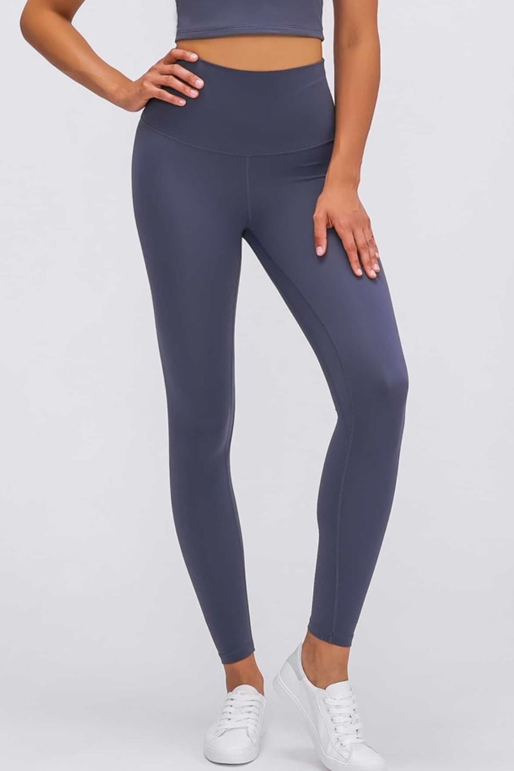 Millennia Ultra Soft High Waist Leggings Steel - Fashorio