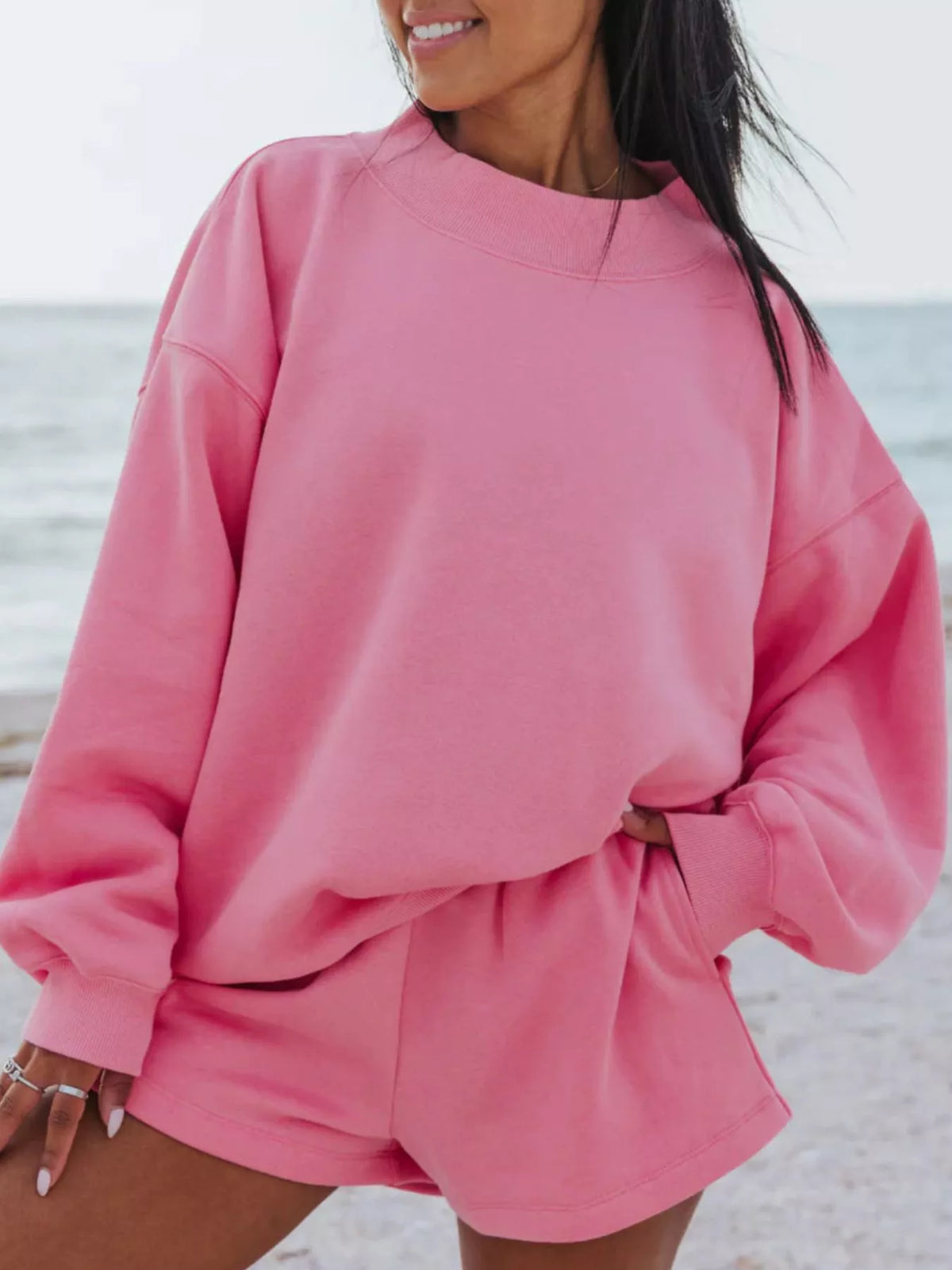 Sweatshirt lounge set side view