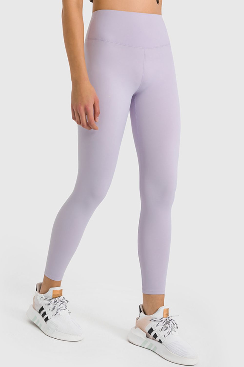 high waist ankle length yoga leggings styled outfit view