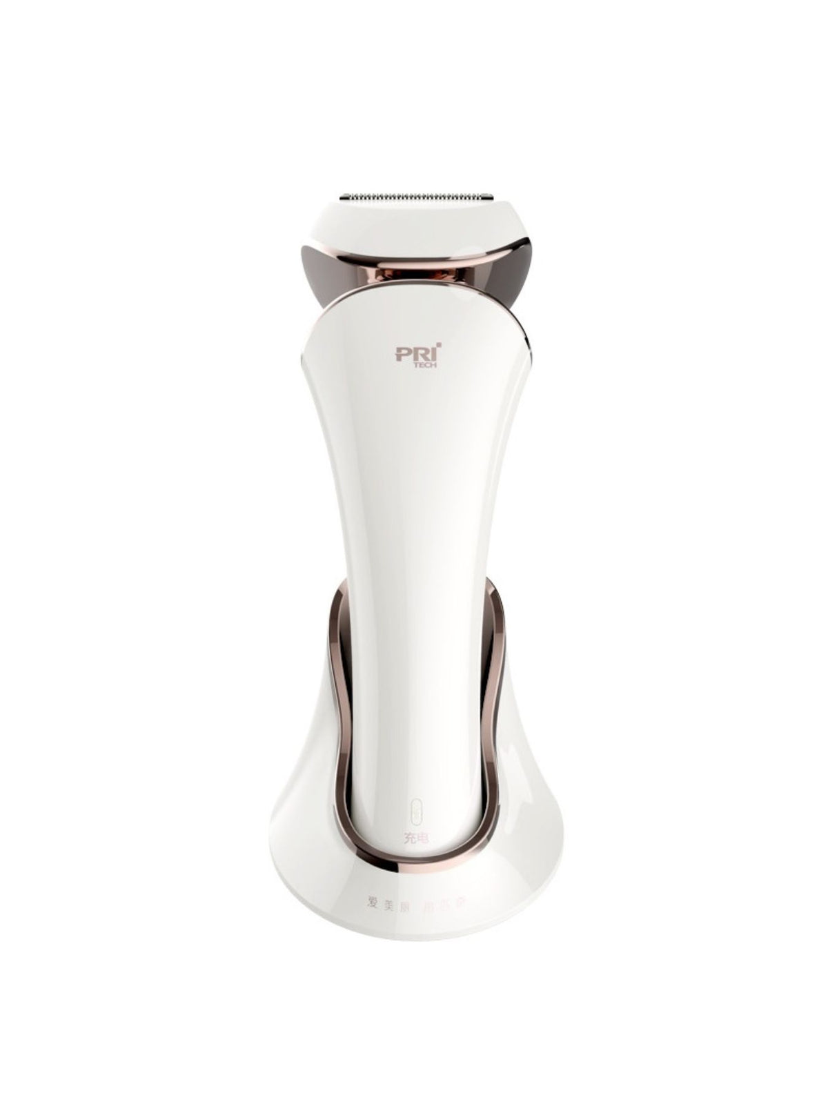 Rechargeable epilator charging port