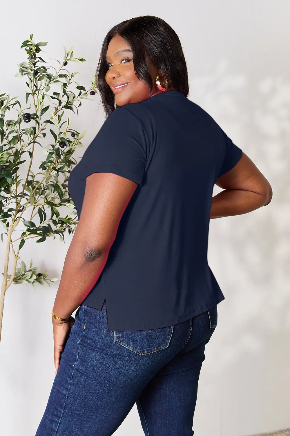Round Neck Short Sleeve Top, view 10