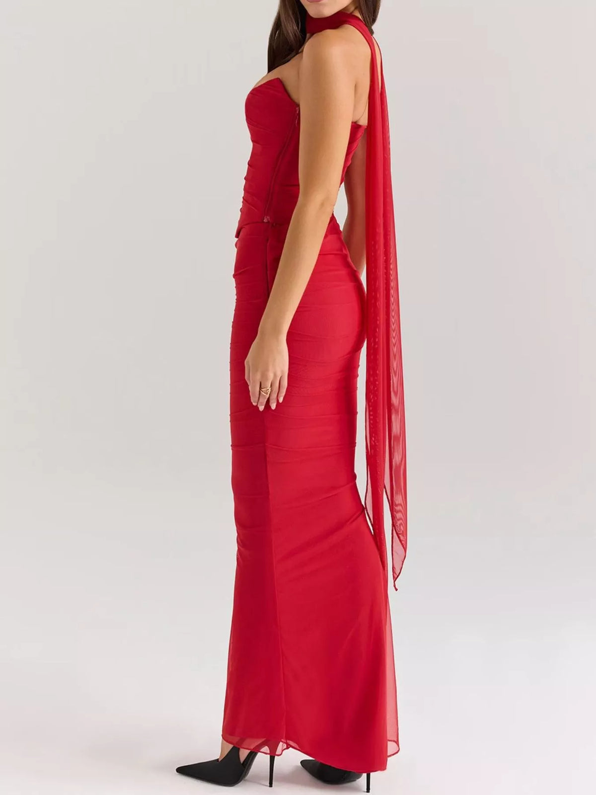 Tube Top and Maxi Skirt Set, view 17