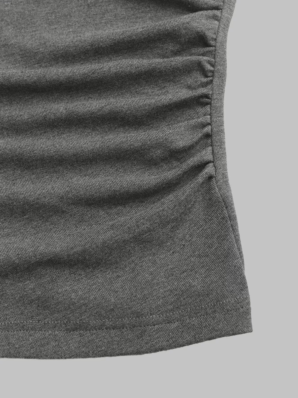 Solid color two piece set side profile