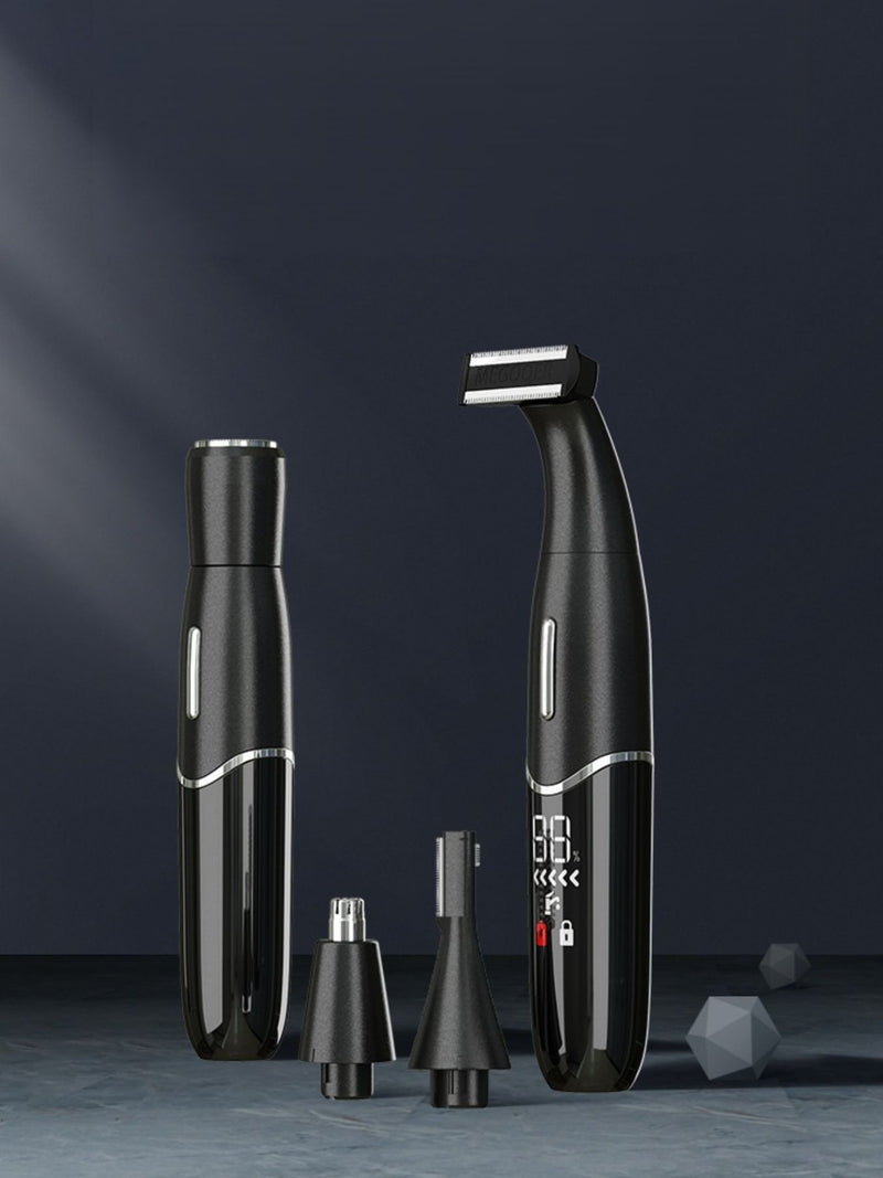 Multifunctional electric epilator in black