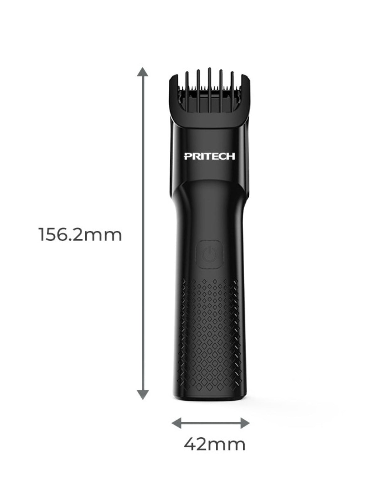 Rechargeable grooming clipper top view