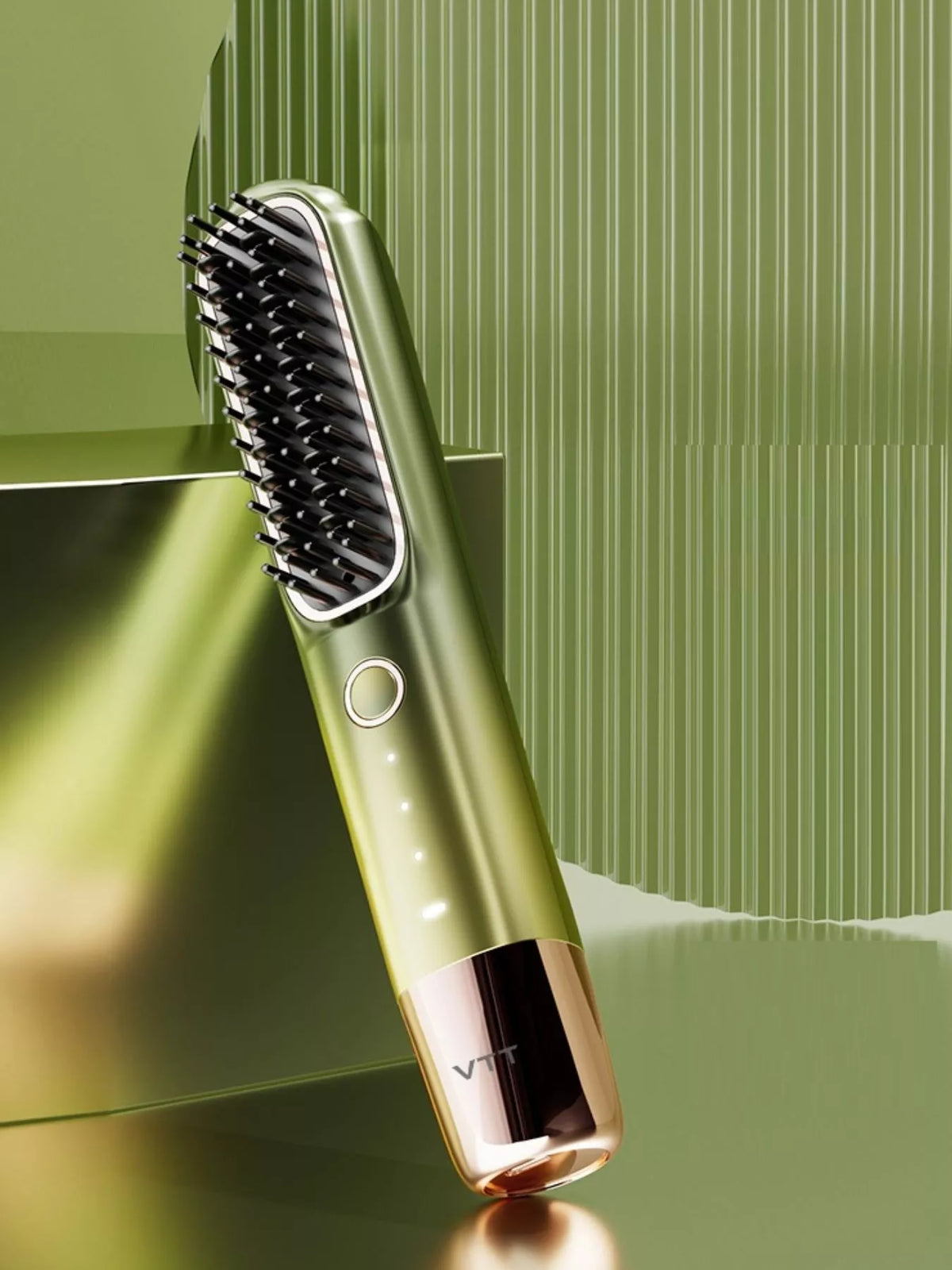 Negative ion straightening comb front view