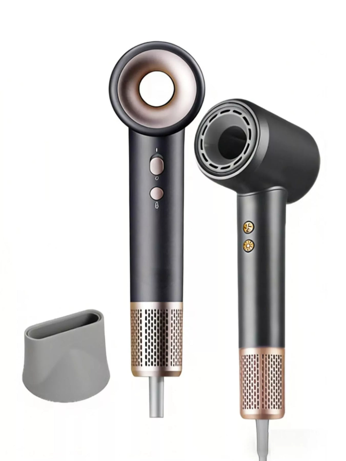 Hair dryer with power cord