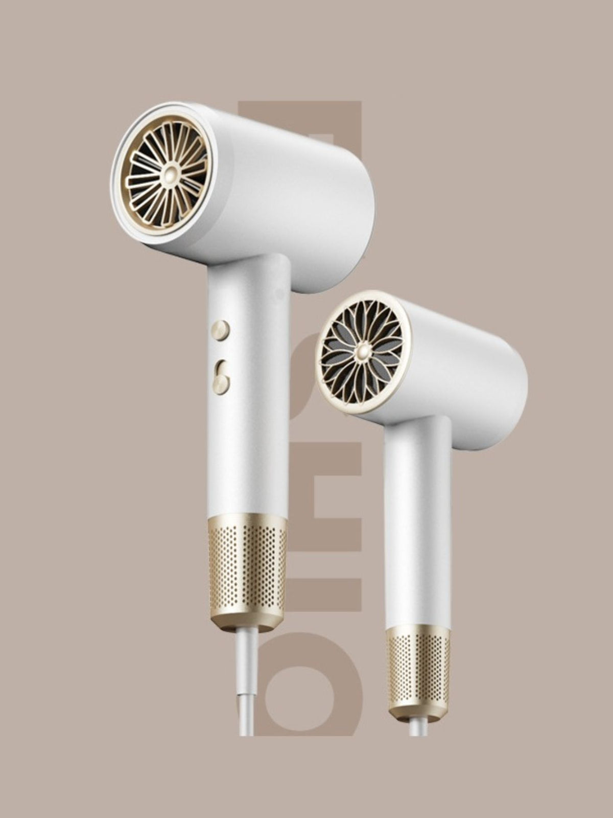 Hair dryer nozzle close up